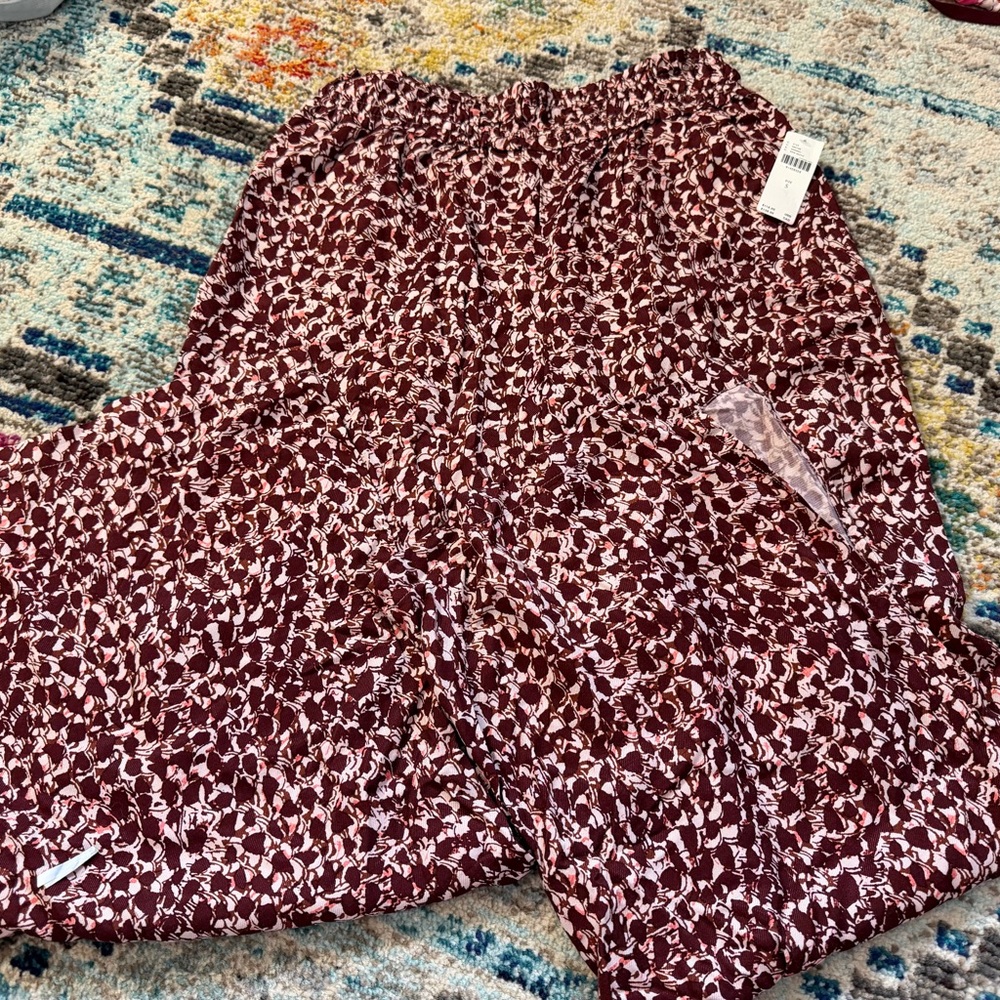 Anthropologie Wide-Leg Printed Pants - Picture 6 of 9